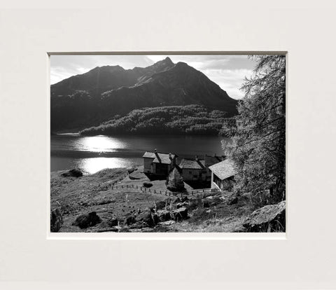 Margherita Lazzati | Cartoline dall'Engadina | Baite Spluga | ML P EN 04 | 33 x 40 cm