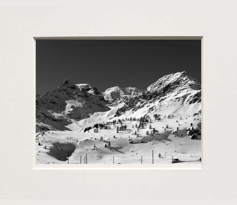 Margherita Lazzati | Cartoline dall'Engadina | Vista Palu | ML P EN 09 | 33 x 40 cm