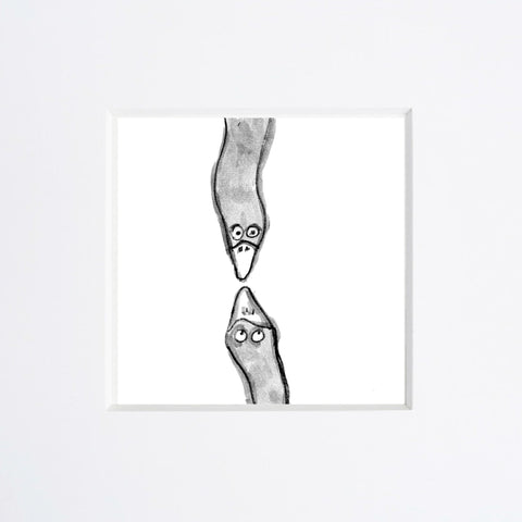 Beatrice Gaspari | Due oche | 20 x 20 cm | (MINI BEA 16)