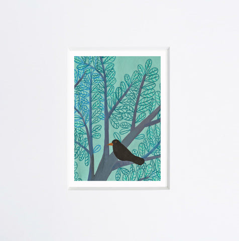 Simona Mulazzani | Merlo | 25 x 25 cm | (MINIMU 34)