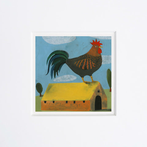 Simona Mulazzani | Gallo | 25 x 25 cm | (MINIMU 36)