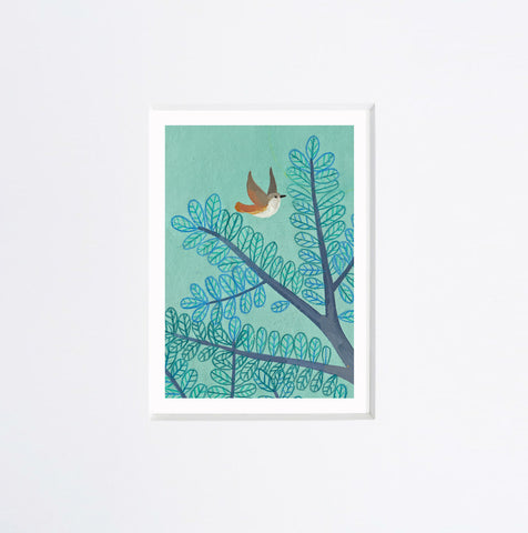 Simona Mulazzani | uccellino | 25 x 25 cm | (MINIMU 38)