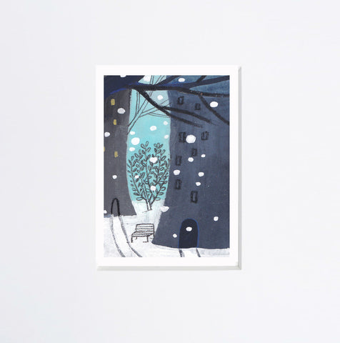 Simona Mulazzani | la panchina| 25 x 25 cm | (MINIMU 42)