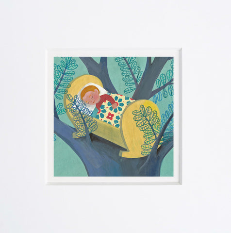 Simona Mulazzani | nanna tra i rami | 25 x 25 cm | (MINIMU 49)