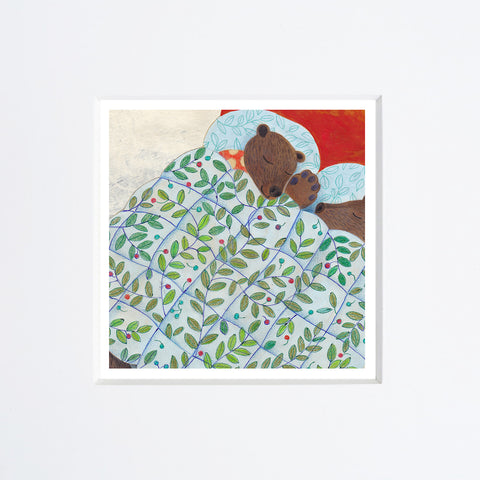 Simona Mulazzani | Orsi addormentati | 25 x 25 cm | (MINIMU 63)
