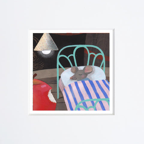 Simona Mulazzani | Topo addormentato | 25 x 25 cm | (MINIMU 64)