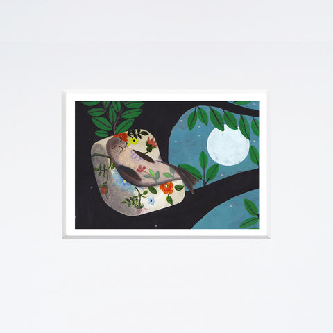 Simona Mulazzani | Foca tra i rami | 25 x 25 cm | (MINIMU 84)