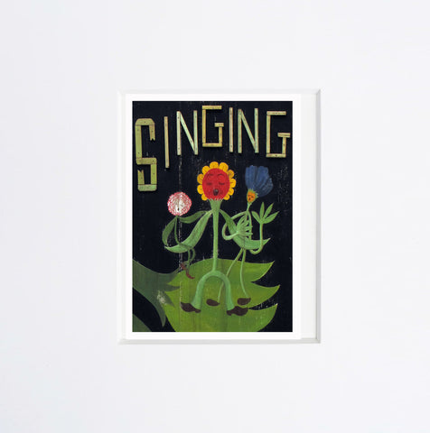 Spider | Singing | 25 x 25 | (MINISPI 10)