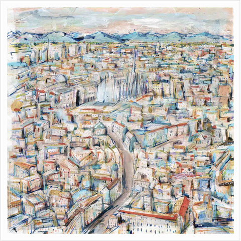 Daniele Righi Ricco | Città | 42 x 42 cm | Via Torino (Milano) | DRR 06