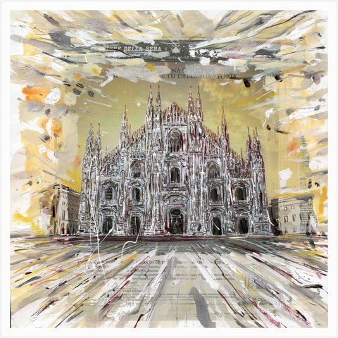 Daniele Righi Ricco | Città | 42 x 42 cm | Milano (Duomo) | DRR 05