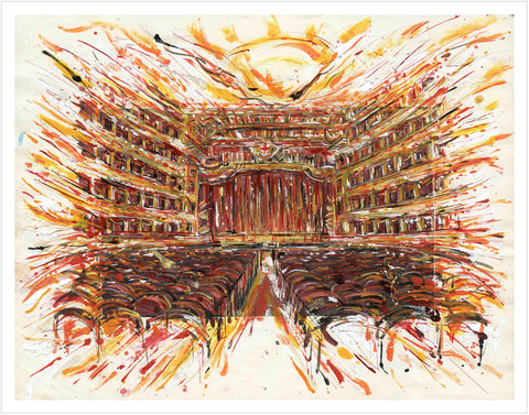 Daniele Righi Ricco | Città | 42 x 53,5 cm | Teatro La Scala (Milano) | DRR 09