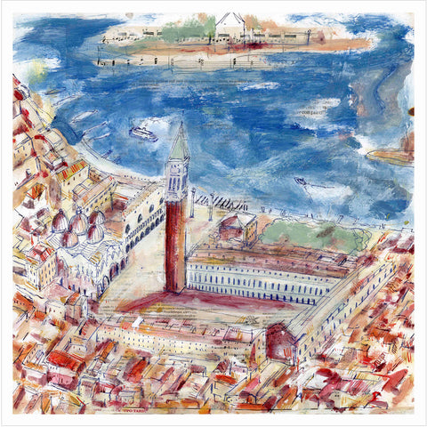 Daniele Righi Ricco | Città | 42 x 42 cm | Venezia | DRR 12