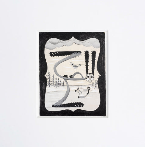 Spider | Lampo pattinatore | 25 x 25 | (MINISPI 05)