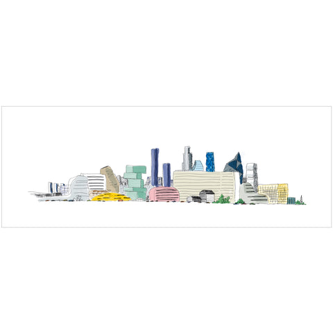 Guido Scarabottolo | Senza titolo | 35 x 94 cm | SCA 116