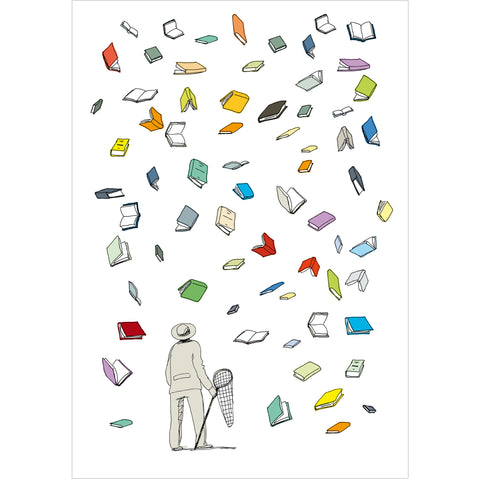 Guido Scarabottolo | Acchiappa Libri | 108 x 75 cm | SCA 157