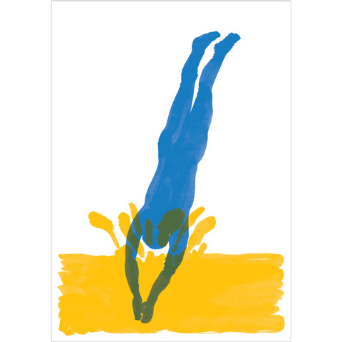 Guido Scarabottolo | Tuffo | 108 x 75 cm | SCA 160