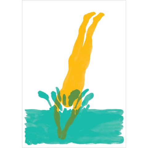 Guido Scarabottolo | Tuffo | 108 x 75 cm | SCA 161