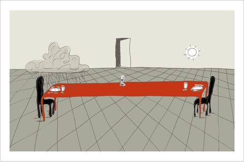 Guido Scarabottolo Illustrazione Stampa Fine Art