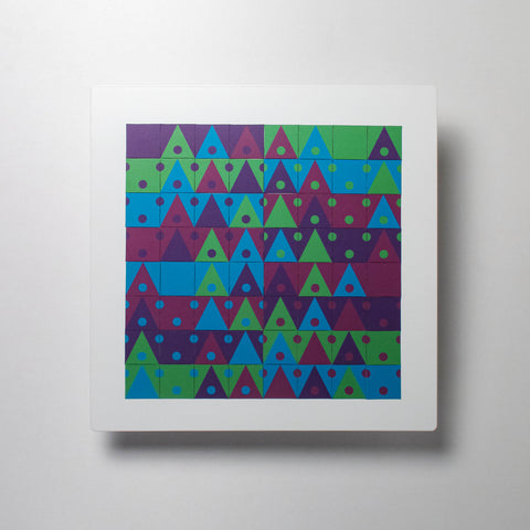 Adriano Attus | Neometria on Black/White Board | 25 | Trees III