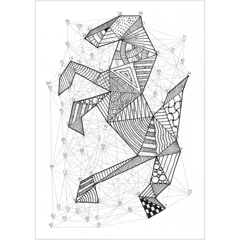 Adriano Attus| Zentangles Cavallino (MINIATTUS ZEN 02)