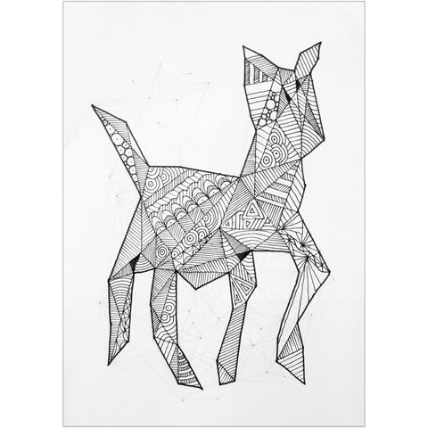 Adriano Attus| Zentangles Cane (MINIATTUS ZEN 01)