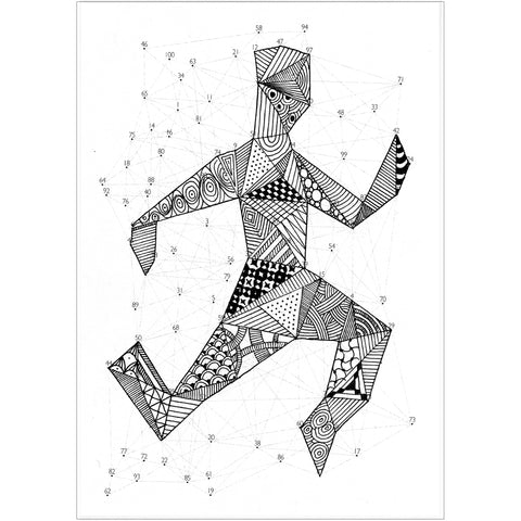 Adriano Attus| Zentangles Omino (MINIATTUS ZEN 04)