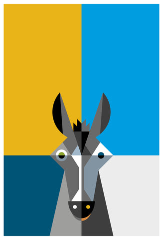 Alfred Drago Rens - Zoo al quadrato #26 - Asino