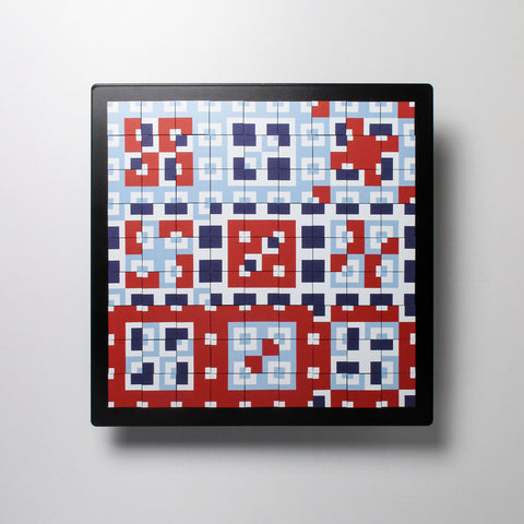 Adriano Attus | Neometria on Black/White Board | 23 | Labyrinth V