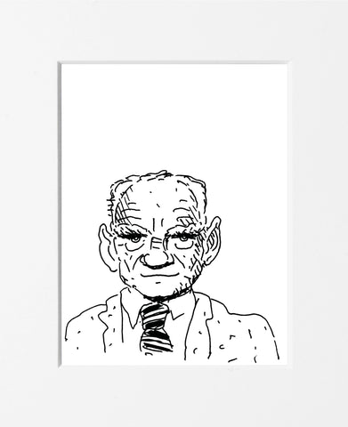 Guido Scarabottolo | Scrittori | Alberto Moravia | SCA SCRI 109