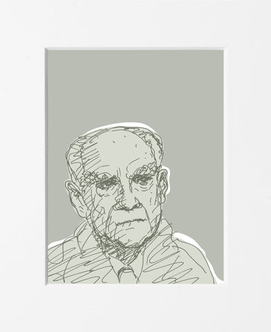 Guido Scarabottolo | Scrittori | Alberto Moravia | SCA SCRI 110