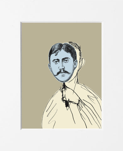 Guido Scarabottolo | Scrittori | Marcel Proust | SCA SCRI 137