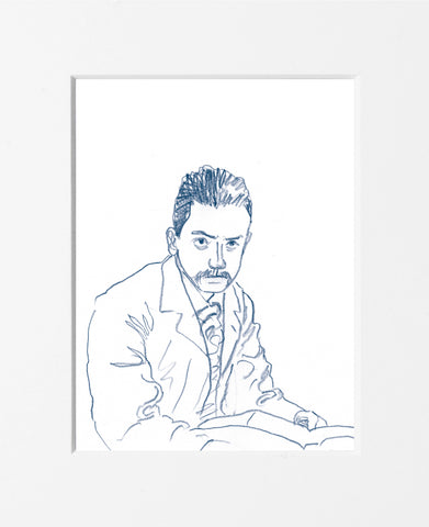 Guido Scarabottolo | Scrittori | Rainer Maria Rilke | SCA SCRI 138