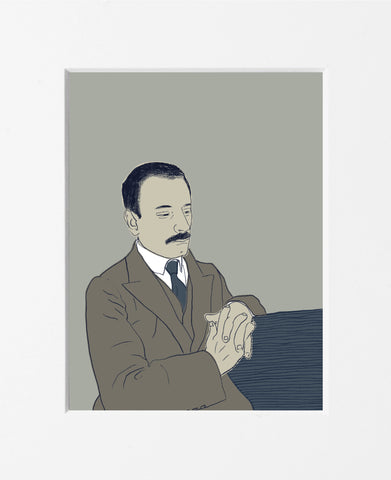 Guido Scarabottolo | Scrittori | Rainer Maria Rilke | SCA SCRI 139