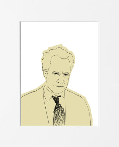 Guido Scarabottolo | Scrittori | John Banville | SCA SCRI 014