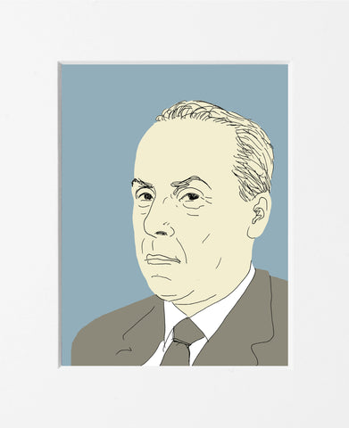 Guido Scarabottolo | Scrittori | Giorgio Bassani | SCA SCRI 015