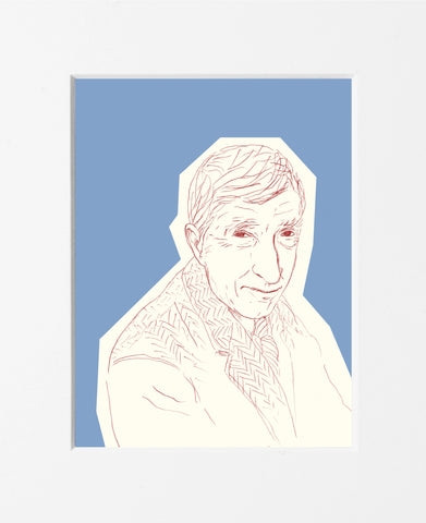 Guido Scarabottolo | Scrittori | John Updike | SCA SCRI 172