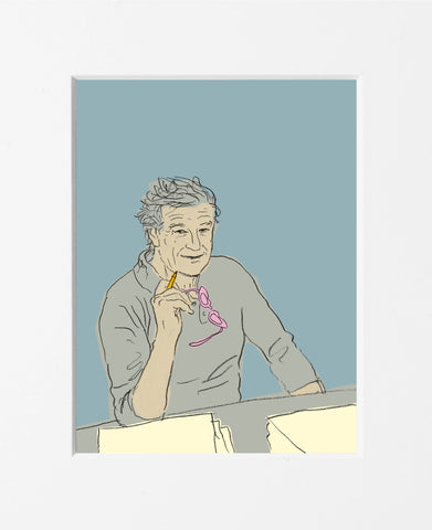 Guido Scarabottolo | Scrittori | Gregor von Rezzori | SCA SCRI 176