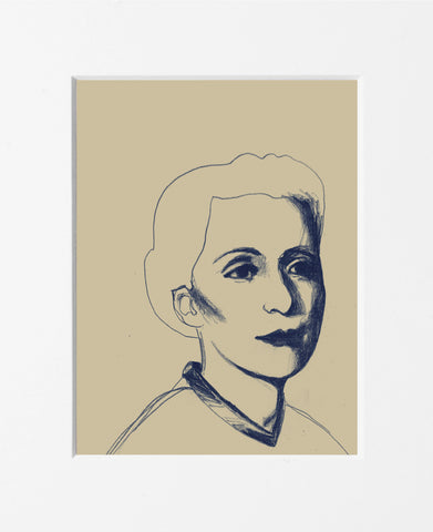 Guido Scarabottolo | Scrittori | Nina Kikolaevna Berberowa | SCA SCRI 019