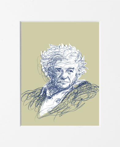 Guido Scarabottolo | Scrittori | Yves Bonnefoy | SCA SCRI 025