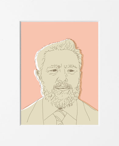 Guido Scarabottolo | Scrittori | Gianni Brera | SCA SCRI 026