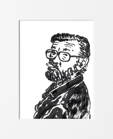 Guido Scarabottolo | Scrittori | Julio Cortázar | SCA SCRI 042