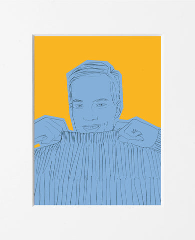 Guido Scarabottolo | Scrittori | Alain de Botton | SCA SCRI 044