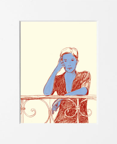 Guido Scarabottolo | Scrittori | Christine Angot | SCA SCRI 004