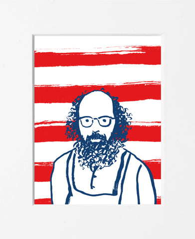 Guido Scarabottolo | Scrittori | Allen Ginsberg | SCA SCRI 065