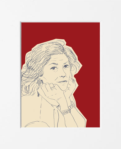 Guido Scarabottolo | Scrittori | Almudena Grandes | SCA SCRI 068