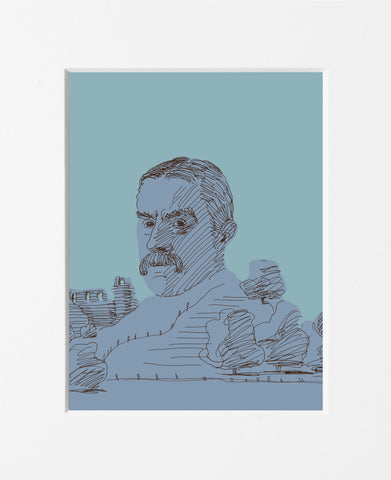 Guido Scarabottolo | Scrittori | Alfred Edward Housman | SCA SCRI 075