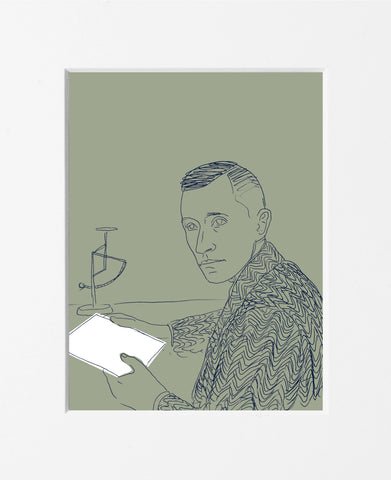 Guido Scarabottolo | Scrittori | Ernst Jünger | SCA SCRI 080