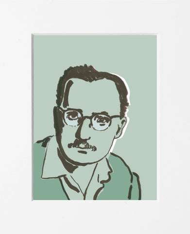 Guido Scarabottolo | Scrittori | Giorgio Manganelli | SCA SCRI 098