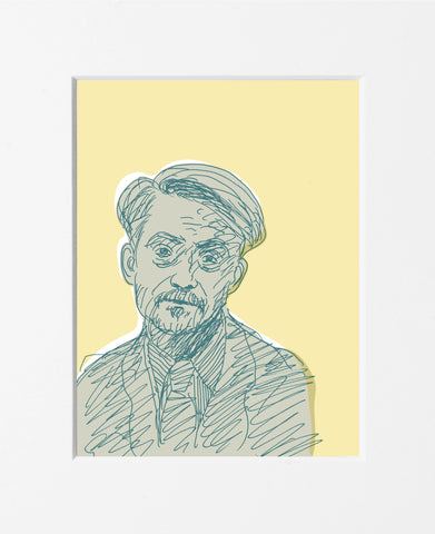 Guido Scarabottolo | Scrittori | Jacques Maritain | SCA SCRI 099