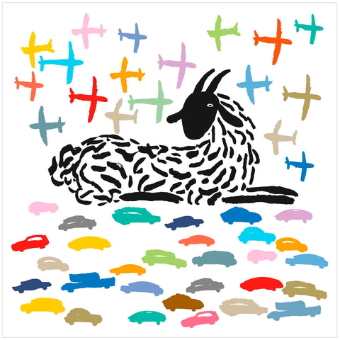 Guido Scarabottolo | Senza titolo  | 90 x 90 cm | SCA 281